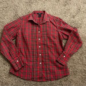 Brooks Brothers Red Plaid Button Down Shirt 8